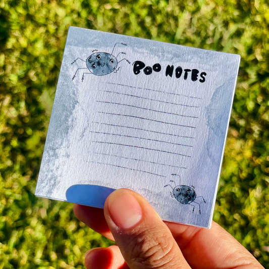 Notepad Halloween Boo Notes