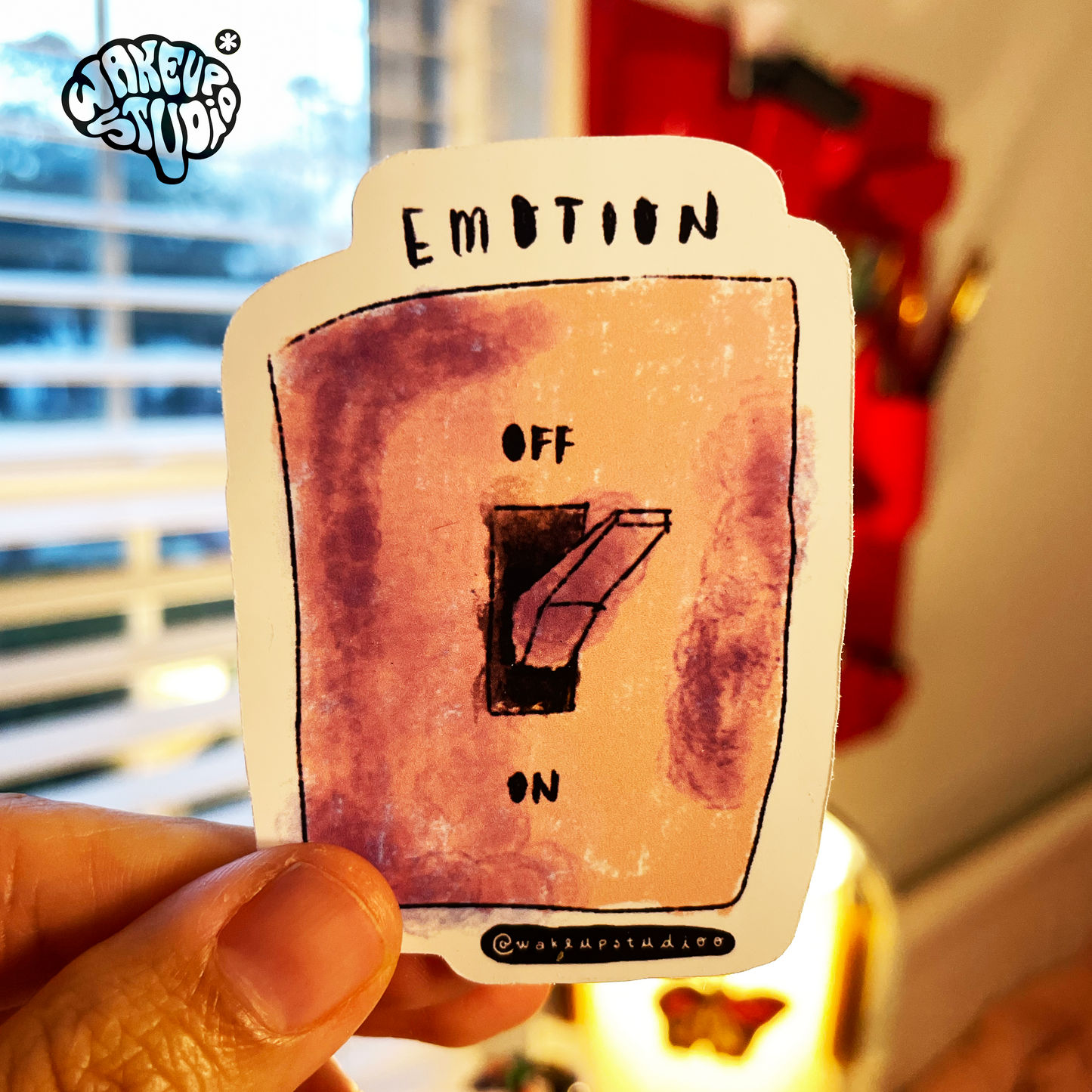 On - Off Emotion Sticker