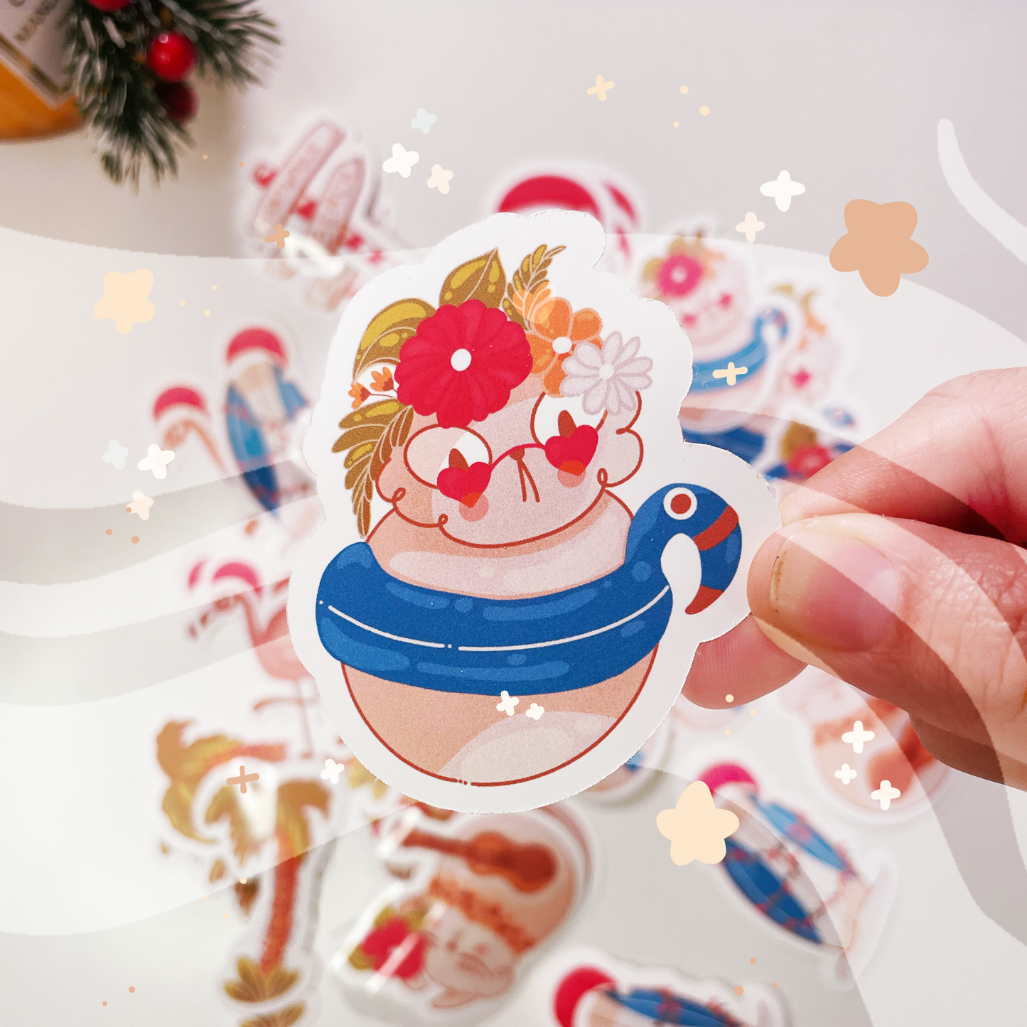 Sickers Christmas on the Beach